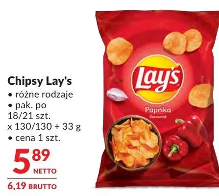 Chipsy Lay's promocja w Makro