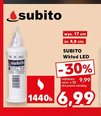 Wkład LED Subito promocja w Kaufland