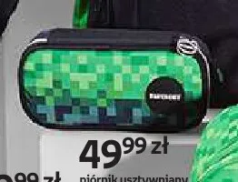 Piórnik usztywniany BackUP zielony piksel promocja w Empik