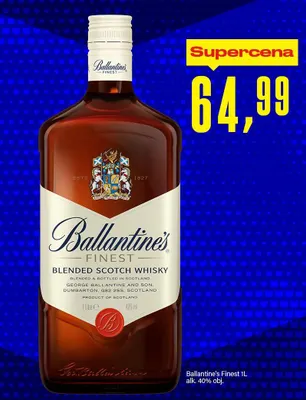 Whisky Ballantine's Finest promocja w Lidl