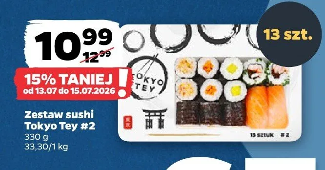 Zestaw sushi Tokyo Tey #2 promocja w Netto
