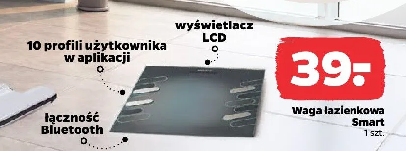 Waga łazienkowa Smart promocja w Netto