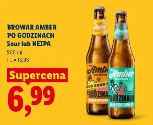 Piwo Browar Amber Po Godzinach Sour promocja w Lidl