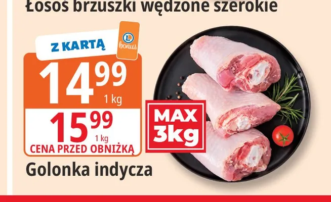 Golonka indycza promocja w Leclerc