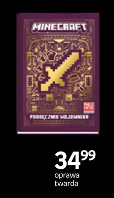 Książka Minecraft Podręcznik wojownika oprawa twarda promocja w Empik