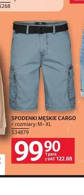 Spodenki męskie cargo promocja w Selgros