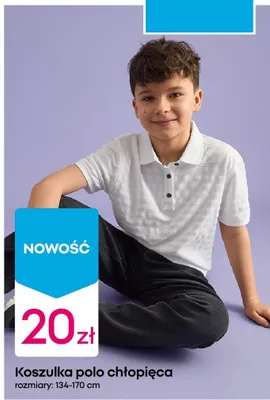 Koszulka polo chłopięca promocja w Pepco