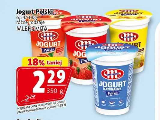 Jogurt Polski Mlekovita promocja w Prim Market