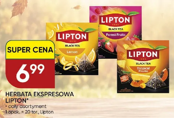 Herbata ekspresowa Lipton Tropical Fruits promocja w Chata Polska