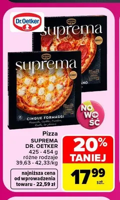 Pizza Suprema Dr. Oetker promocja w Carrefour Market