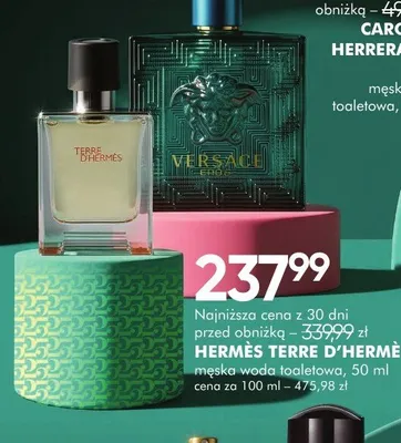 Męska woda toaletowa Hermès Terre D'Hermès promocja w Super-Pharm