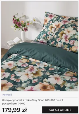 Komplet pościeli z mikrofibry Bono home & you promocja w home&you