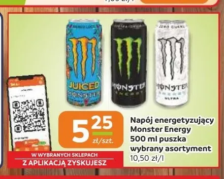 Napój energetyzujący Monster Energy promocja w Gama