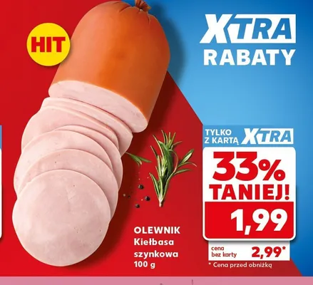 Kiełbasa szynkowa Olewnik promocja w Kaufland