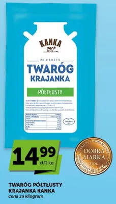 Twaróg półtłusty Krajanka Kanka promocja w Euro Sklep
