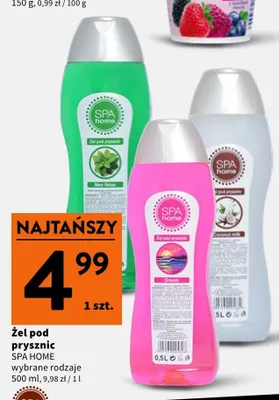 Żel pod prysznic Spa Home Coconut Milk promocja w Intermarche
