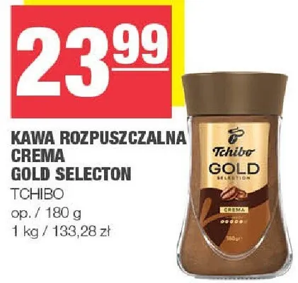 Kawa rozpuszczalna Crema Gold Selection Tchibo promocja w SPAR