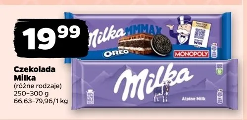 Czekolada Milka Oreo MMMAX promocja w Netto