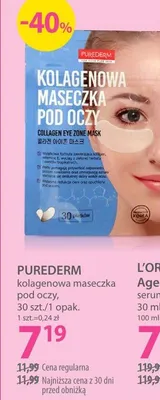 Kolagenowa maseczka pod oczy promocja w Hebe
