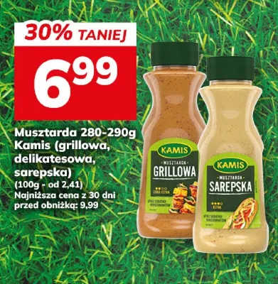 Musztarda sarepska Kamis 280-290g promocja w Hitpol