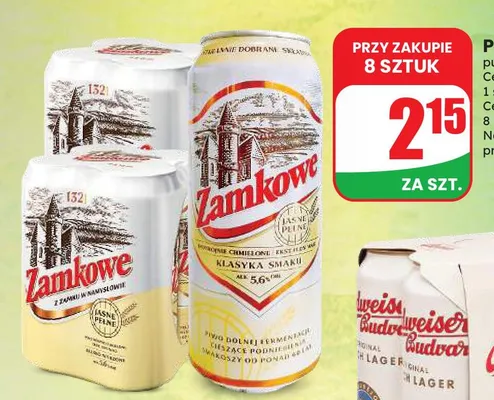 Piwo Zamkowe promocja w Dino