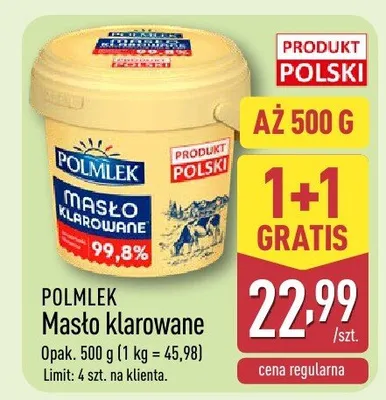 Masło klarowane promocja w Aldi