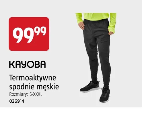Termoaktywne spodnie męskie Kayoba promocja w Jula