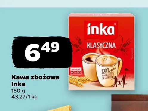 Kawa zbożowa Inka promocja w Netto