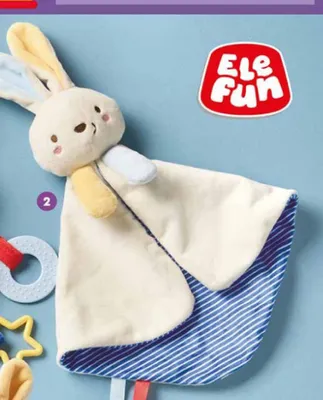 Sensoryczna zabawka dla niemowlaka króliczek przytulanka promocja w Biedronka