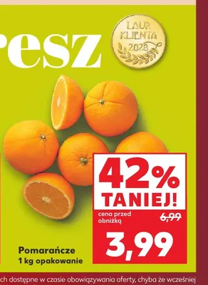 Pomarańcze promocja w Kaufland