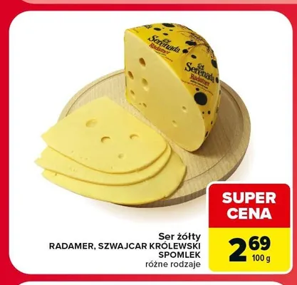 Ser żółty Radamer Serenada promocja w Carrefour