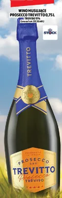 Wino musujące Prosecco Treviso 0,75l promocja w TOPAZ