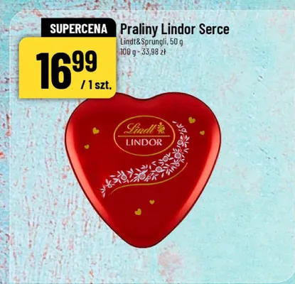 Praliny Lindor Serce Lindt&Sprüngli promocja w POLOmarket