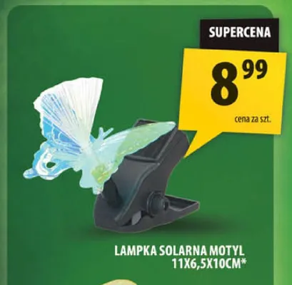 Lampka solarna motyl 11x6,5x10cm* promocja w Arhelan