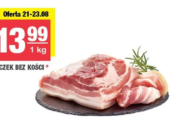 Boczek bez kości promocja w SPAR