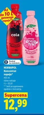 Koncentrat napoju Herbapol Cola promocja w Lidl