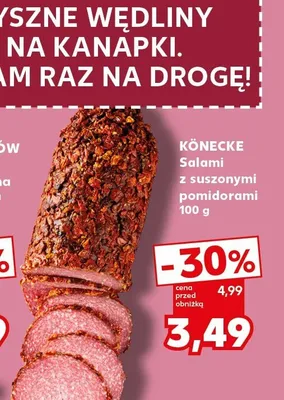 Salami z suszonymi pomidorami Könecke promocja w Kaufland