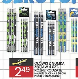 Ołówki z gumką promocja w Wafelek