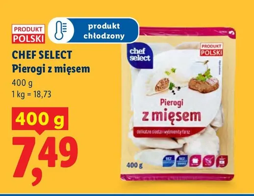Pierogi z mięsem promocja w Lidl