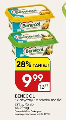 Benecol klasyczny o smaku masła promocja w Chata Polska