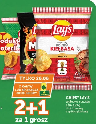 Chipsy Lay's Kiełbasa promocja w Euro Sklep