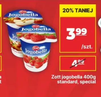 Jogurt Jogobella special Zott promocja w API Market