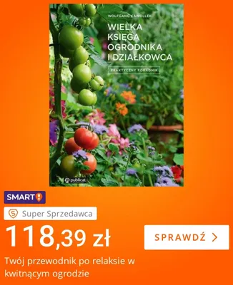 Książka Wielka księga ogrodnika i działkowca Wolfgang Kawollek promocja w Allegro