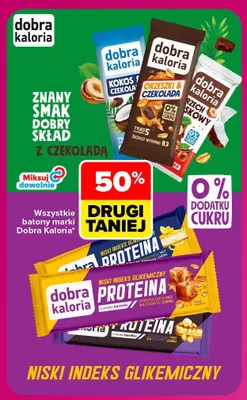 Baton proteinowy o smaku banoffee Dobra Kaloria promocja w Carrefour Market