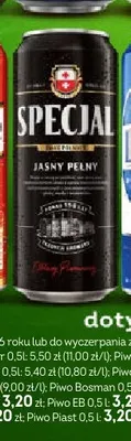 Piwo Specjal Jasny Pełny promocja w Żabka