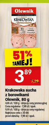 Krakowska sucha z borowikami Olewnik promocja w Twój Market