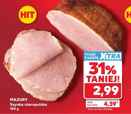 Szynka staropolska Mazury promocja w Kaufland