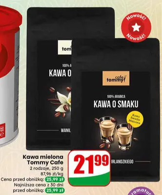 Kawa mielona 2 rodzaje promocja w Dino