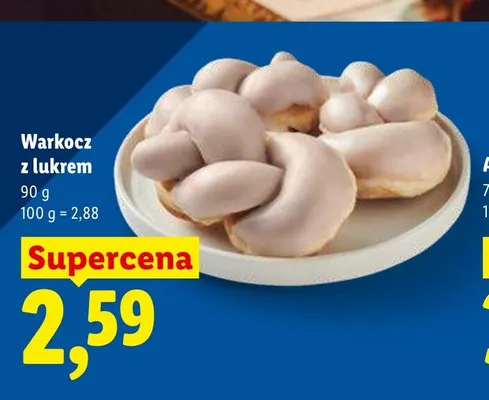 Warkocz z lukrem promocja w Lidl