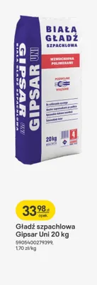 Gładź szpachlowa 20kg promocja w Castorama